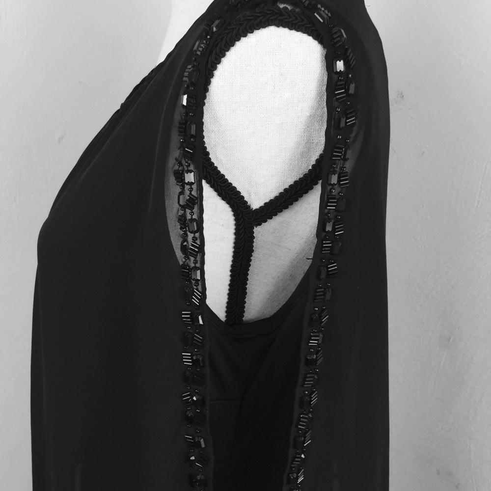 Scarlett Dress. Black.  Sz. 12. - Picture 3 of 9